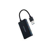 hub nano cable usb30 4ptos usb-am - usb30h 15cm negro