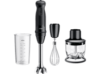 batidora de mano - braun minipimer multiquick 5 mq50202mbk 1000w 06 l splashcontrol easyclick plus 21 velocidades 2 accesoriospicadora negro