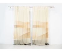 visillo translucido sand sand - amarillo - 140x260