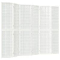 biombo biombo biombo plegable 6 paneles 240 x 170 cm madera de abeto y papel de arroz dec031185