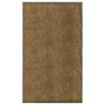 Felpudo Lavable Marrón 90x150 Cm Vidaxl