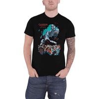 queen camiseta manga larga news of the world para mujer