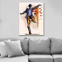 pintura decorativa lienzo 63935731970100 multicolor 70x100 cm