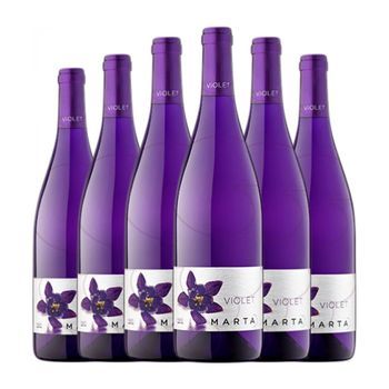 Caves Ramón Canals Vino Blanco Marta Violet Penedès Joven 75 Cl 12% Vol. (pack De 6 Unidades)
