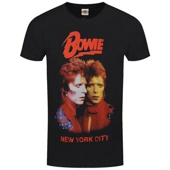 David Bowie Camiseta manga larga New York City para hombre
