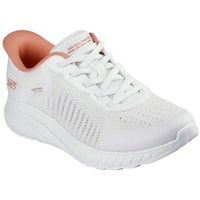 skechers zapatillas baskets bobs squad chaos breezy hour blanc para mujer