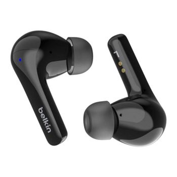 Auriculares Belkin inalámbricos True Wireless Bluetooth 5.2 con micrófono y protección IPX5 negros