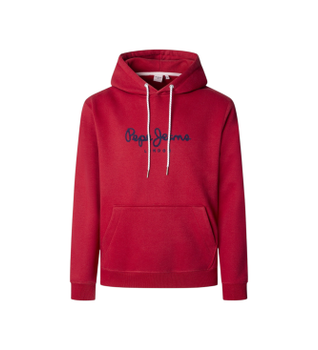 Pepe Jeans para hombre. PM5800009 Sudadera Macbeth Plain rojo (M), Casual, Algodón