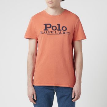 Polo Ralph Lauren Men's Polo Logo T-Shirt - College Orange - M