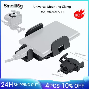 Abrazadera de montaje Universal SmallRig para SSD externo con métodos de instalación Cold Shoe/MagSafe para Samsung T5 T7 SSD SanDisk 5196