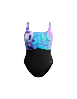 Bañador Speedo Shaping ContourEclipse Printed 1 Piece Mujer Indigo Glow