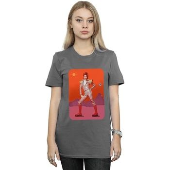 David Bowie Camiseta On Mars para mujer