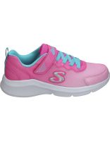 zapatillas comodo de nina skechers 303579l-pklb color rosa 27