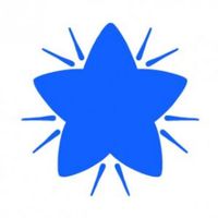 colop motivational stamp blue star