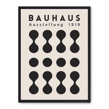 Cuadro Bauhaus Black Points