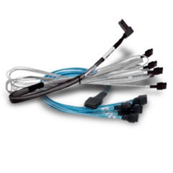 Cable SAS Broadcom 05-60002-00 1 m x8 SFF-8654 a 2 x4 SFF-8643