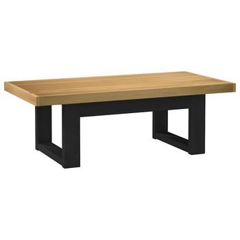 Mesa De Centro Noain Patas En U Madera Maciza Pino 120x60x40 Cm Vidaxl