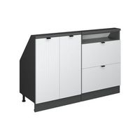 conjunto de armarios para techo inclinado rion 120 cm lote de 2 vicco