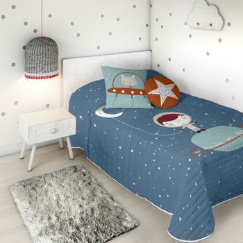 Colcha Bouti Reversible Planeta A Cama 105