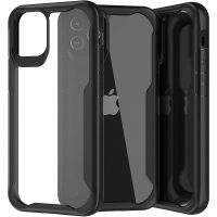 muvit for change funda shockproof 2m transparentenegro para iphone 1212 pro