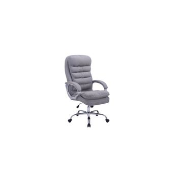 Silla de oficina giratoria regulable en Tela Gris