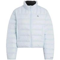 calvin klein jeans chaquetas veste calvin klein jeans ultralegere bleue para mujer