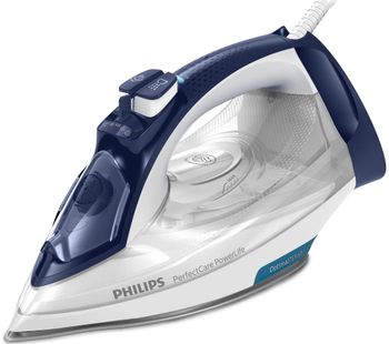 PHILIPS PerfectCare GC3915/16 Steam Iron - White & Blue, White