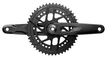 Juego de bielas sram rival e1 dub 48 35 dientes 2x12v  sin eje del pedalier  negro