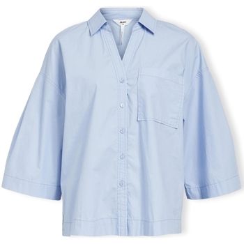 Object Blusa Demi Shirt 3/4 - Brunnera Blue para mujer
