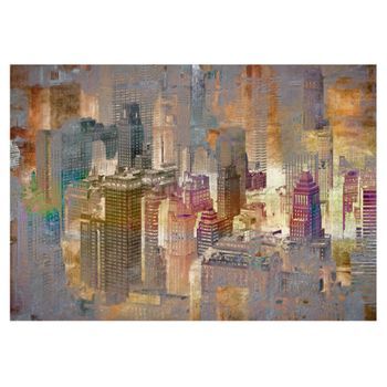 Papel Pintado 3d - Ciudad En La Niebla (350x245 Cm)