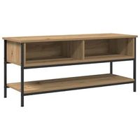 conjunto de mueble de tv  mueble de salon  gabinete de tv roble artesanal 100 x 35 x 45 cm