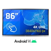pantalla interactiva 4k iggual orchid 86 tactil 20 puntos android
