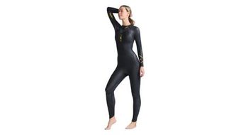 Traje de neopreno 2xu propel 1mujer negro amarillo