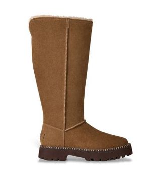 UGG para mujer. 1180414 Botas de Piel Uptowner Tall Boot bronce (37), Marrón, Plano, Ninguno, Casual