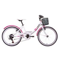 bicicleta de ciudad 20 toplife blanca