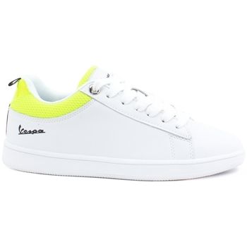 Vespa Deportivas Moda Festival Sneakers White Yellow Fluo V00013-414-1032 para mujer
