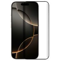 cool protector pantalla cristal templado full 3d negro para iphone 16 pro  iphone 17