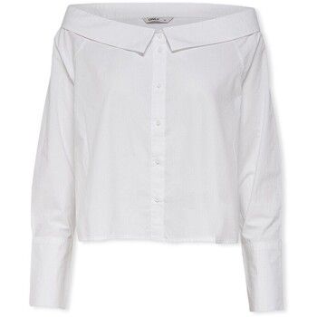 Only Blusa Off Shoulders Bambi Top - Bright White para mujer