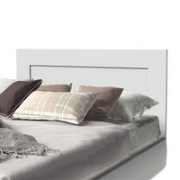cabecero de cama aroa 164 cm color blanco dormitorio moderno