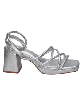 Sandalias De Tacón Para Mujer Buonarotti S-5102 Plata 36