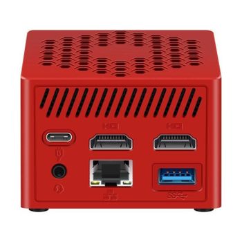 Leotec MiniPC Intel N100/8GB/128GB SSD Rojo