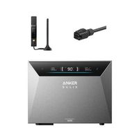 kit anker solix solarbank 4 e5000 pro con conexion fija a red y smart meter gen 2 almacenamiento 5kwh
