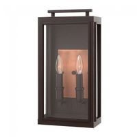 aplique de pared de exterior sutcliffe 2 luces