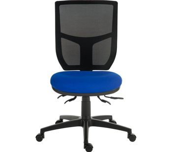 TEKNIK Ergo Comfort Mesh Tilting Operator Chair - Blue, Blue