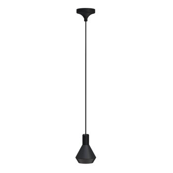 Lámpara de techo con luz focal en negro