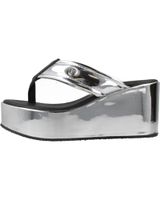 de yellow sandalias mujer modelo lizzie color plata silver