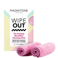 magnitone london wipeout the amazing microfibre cleansing cloth - pink x2