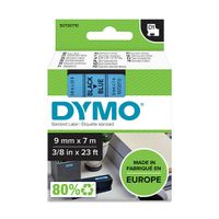 dymo s0720710  40916 cinta negro sobre azul 9 mm original