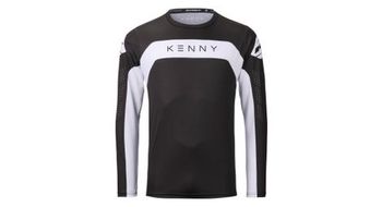 Maillot de manga larga para ninos kenny elite negro blanco