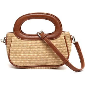 Misako Bandolera Formito bolso mano efecto rafia para mujer